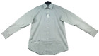 Club Room Dress Shirt Mens Size Small Green White Checks 14-14.5 Business New