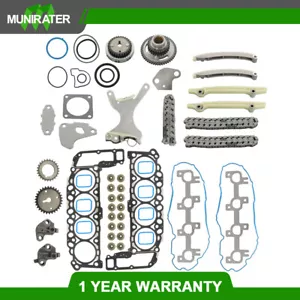 For 2004-07 Jeep Mitsubishi Dodge Ram 1500 4.7L Timing Chain Kit Head Gasket Set - Picture 1 of 17