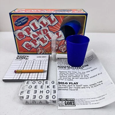 Endless Games 2003 Spill And Spell Crossword Game Fully Complete - Image 1 of 4