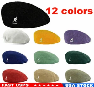 Kangol Breathable Beret Hat Summer Newsboy Woven Flat Caps Casual Men Women NEW - Picture 1 of 33