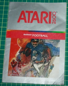 Atari 2600 Game Manual: Realsports Football - Picture 1 of 2