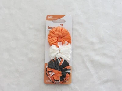 3 SmartyKat Raffia Rustlers Crinkle Crinkly Balls Halloween Colors Cat Toy HTF - Image 1 of 3