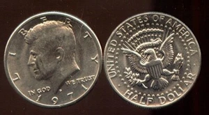 1971-P KENNEDY MEZZO DOLLARO (RK996) Bella moneta FDC - Foto 1 di 2