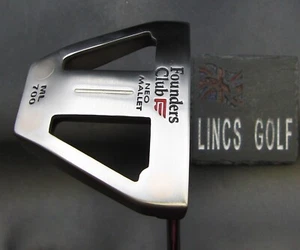 Founders Club Neo Mallet ML 700 Putter Steel Shaft 105.5cm Length With Grip - Picture 1 of 11