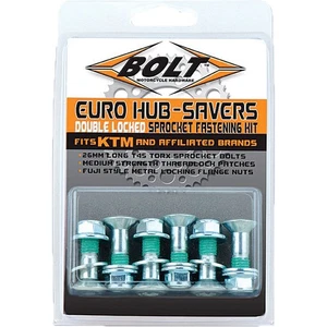 Euro Style Hub-Savers Double Locked Sprocket Fastening Kit 2008-HS.EU - Picture 1 of 6