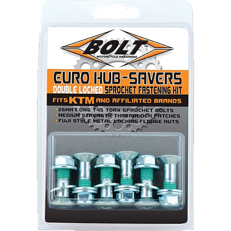 Euro Style Hub-Savers Double Locked Sprocket Fastening Kit 2008-HS.EU - Image 1 of 4