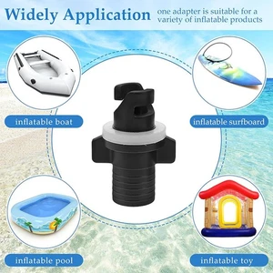 Inflatable Boat Adaptor Surfing Boat Surfboard Air Valve Electric Pump Adaptor - Bild 1 von 5