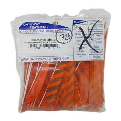 Plumas de puerta de enlace 78 unidades 5" ala derecha: parabólico imitación barra naranja 500 RPBOR Foto 1 de 2