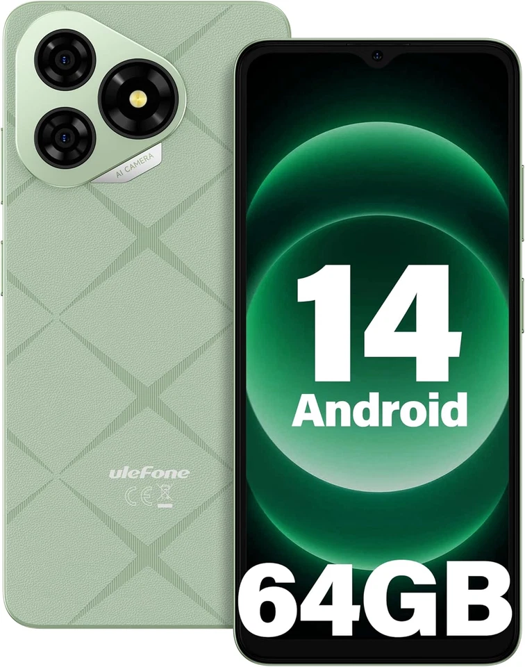 Note 19 Smartphone, 6GB RAM+64GB ROM/SD-512GB Android 14 Cellulari, 6.56" HD+, F - Immagine 1 di 4