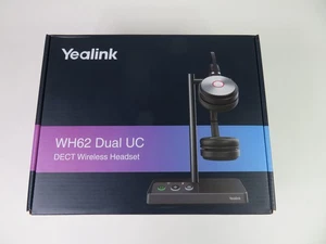 🔥YEALINK yealink WH62 dual UC wireless DECT headset NEW in BOX never OPENED🔥 - Afbeelding 1 van 6