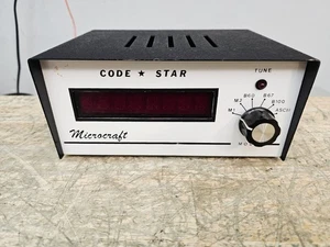 Microcraft Code Star Morse Code CW RTTY ASCII Reader C MY OTHER HAM RADIO iCOM - Photo 1/7