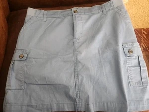  Lee Damen Skort normale Passform mittelhoch sportlich blau Größe 12M Stretch  - Bild 1 von 11
