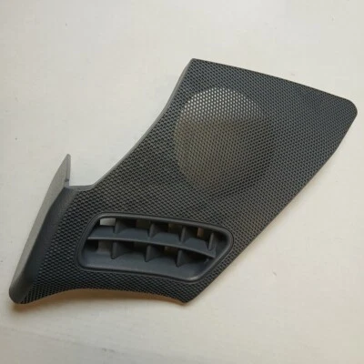 99-01 MERCEDES W210 DASH DASHBOARD LEFT VENT SPEAKER COVER GRAY 2106809139 OEM - Image 1 of 4