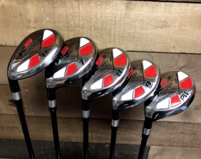 DEMO Left Handed Majek Golf SHORT Senior Men Hybrid Set #6-PW A Flex 2798-HFL7 - Image 1 of 4