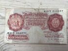 Old Ten Shilling Note x1  H21Y 210897
