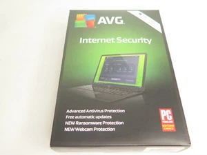 "AVG" INTERNET SECURITY SEALED BOX - 1 PC. - 1 Year (Windows) - Picture 1 of 3