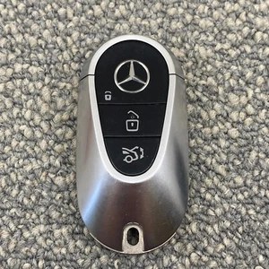 ( for parts ) MERCEDES BENZ Key Fob Remote Transmitter Silver IYZMS5 OEM - Picture 1 of 15