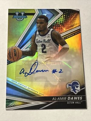 AL-AMIR DAWES 2022-23 Bowmans Best GOLD Refractor AUTO #d /50 Seton Hall - Image 1 of 2