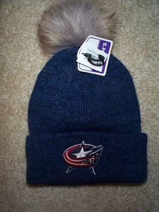 (2025-2026) Chaquetas Columbus Azul NHL Sombrero de Invierno Adulto HOMBRE/HOMBRE (talla única) - Imagen 1 de 1
