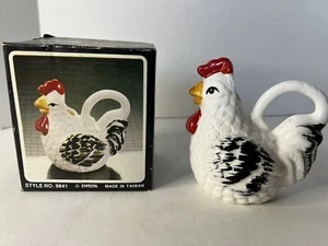 Vintage Emson Hand Painted Ceramic Creamer Rooster - Picture 1 of 3