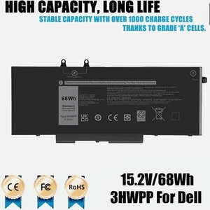 3HWPP LAPTOP BATTERY FOR DELL Latitude 5401 5410 5411 5501 Precision 3541 US - Picture 1 of 10