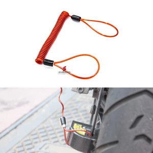 Promemoria antifurto bloccadisco MOTO Reminder cavo spirale 3,5mm 150 cm SCOOTER - Picture 1 of 8