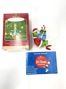 GIFTS FOR THE GRINCH 2000 Hallmark Keepsake Christmas ornament Dr. Seuss