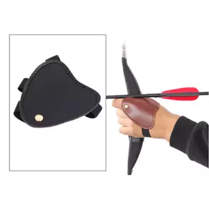 Archery Hand Guard Left Hand Shooting Glove for Traditional Recurve Bow Hunting - Picture 1 of 13