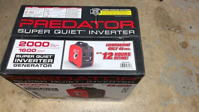 Predator 2000 Watt Super Quiet Inverter Generator with CO Secure Technology/.... - Image 1 of 4