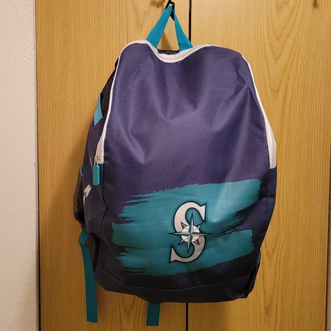 NEW!! Seattle Mariners Backpack.  Be The Envy Of All Your Baseball Friends Cover