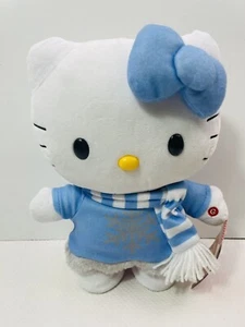Hello Kitty 2024 CVS Holiday Side Stepper Plush Blue Snowflake Dress NWT - Picture 1 of 6