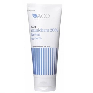 ACO Miniderm 20% Cream 100 gram Suitable for Carbamid Sensitive Swedish Pharmacy - Picture 1 of 1
