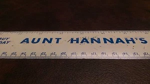 Aunt Hannah's Bread Ruler Antique Vintage Rare Baur's Bakery Advertisement - Picture 1 of 4