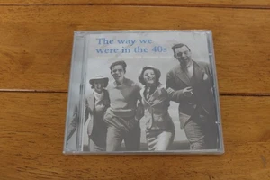 Vintage CD The Way We Were In The 40s Compilation Big Band Jazz Swing New - Picture 1 of 2