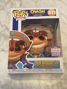 Funko Pop! Vinyl: Crash Bandicoot 4 in Mask Armor 2021 Summer Virtual Funkon - Picture 1 of 2