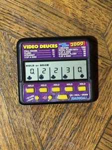 Radica Handheld Electronic Video Deuces Royal Flush 2000 Game Works Vintage - Picture 1 of 3