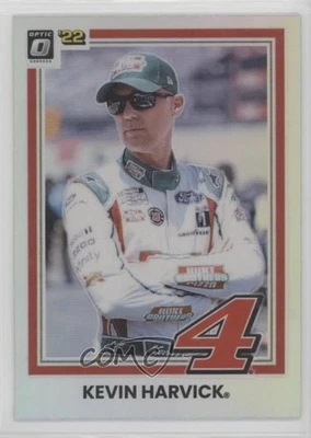 2022 Panini Donruss NASCAR Optic Retro 1981 Holo Prizm Kevin Harvick #78 - Image 1 of 2