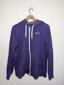 Sudadera con capucha de colección Nike lavanda cremallera completa para mujer púrpura claro XL - Imagen 1 de 8