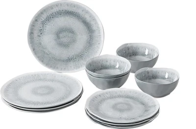 Brunner Stone Touch Midday Pearl - 4 Personen Handwerk Camping Geschirr Set - Bild 1 von 3