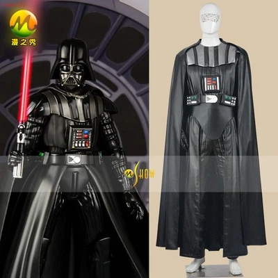 Star Wars: El Despertar de la Fuerza Darth Vader Disfraz Disfraz Mono Capa Chaleco Conjunto Foto 1 de 4