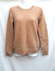 NUEVO Suéter para mujer Lord & Taylor 100 % cachemir talla PS marrón cuello redondo - Imagen 1 de 7