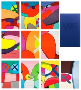 KAWS "NO REPLY" 20105 | PORTFOLIO OF 10 HAND SIGNED SCREENPRINTS | GALLART - Picture 1 of 2