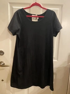 Women’s Sz Large to XL T-Shirt Dress Short Sleeve A Line Cotton - Picture 1 of 4