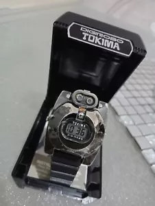 BANDAI 1983 TOKIMA DIGIROBO Robot Watch w/ Box Japan Rare - Foto 1 di 23
