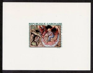 Gabon ScC66 Painting, St. John on Patmos, Juan Mates, Deluxe Proof.  - Picture 1 of 1