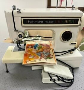 Kenmore Ultra Stich 8 Sewing Machine- Model 13453 Stitch Selector w/ Pedal