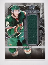 2017-18 UD Upper Deck SPx UD Black Rookie Trademarks Jersey #LK Luke Kunin /299