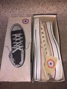 Vintage Converse Chuck Taylor All Star Low X9165 SZ 17  USA New w/Tag Box Rare  - Picture 1 of 24
