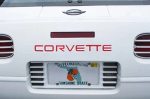 C4 91-96 Corvette Rear Bumper 1/8" Acrylic Letter Kit - 5 Colors - Picture 1 of 3