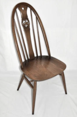 Set of 4 Vintage retro 60's Style Ercol ercol windsor swan back swanback chairs - Image 1 of 4